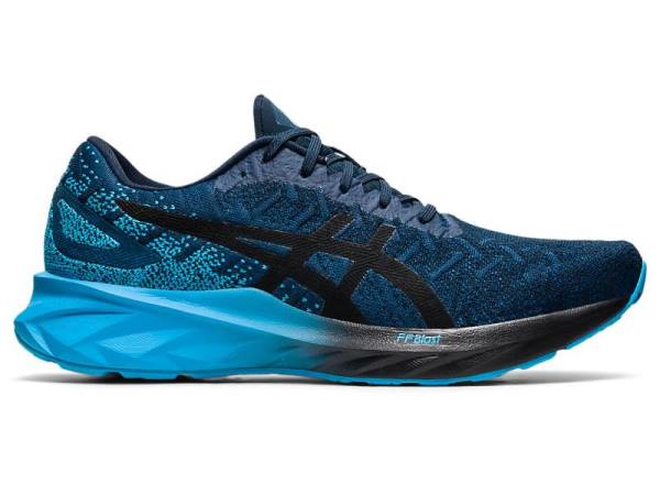 Asics Hardloopschoenen Heren, DYNABLAST Zwart/Blauw - Asics Online | B1583407-TU